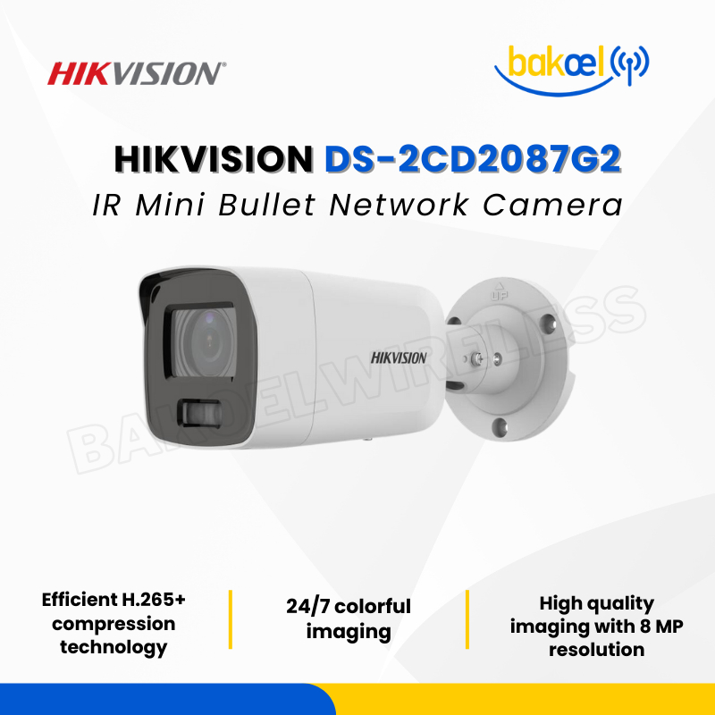 Jual HIKVISION DS-2CD2087G2-L/LU 8MP ColorVu Face Human Vehicle Detect ...