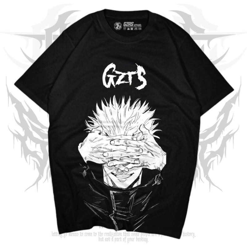 Jual Gzrs T Shirt Limitless Gojo Black Shopee Indonesia 8823