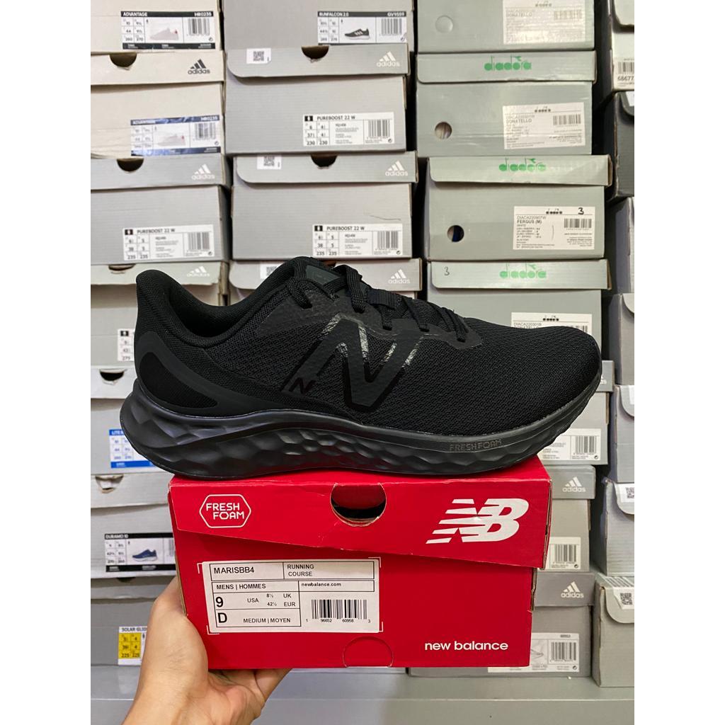 Jual New Balance Running Course Full Black MARISBB4 Men's Shoes