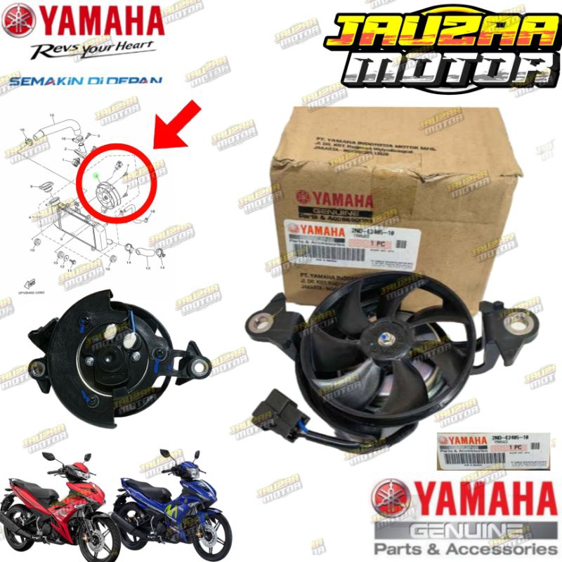 Jual BLOWER ASSY KIPAS RADIATOR JUPITER MX KING V1 DAN MX KING NEW V2
