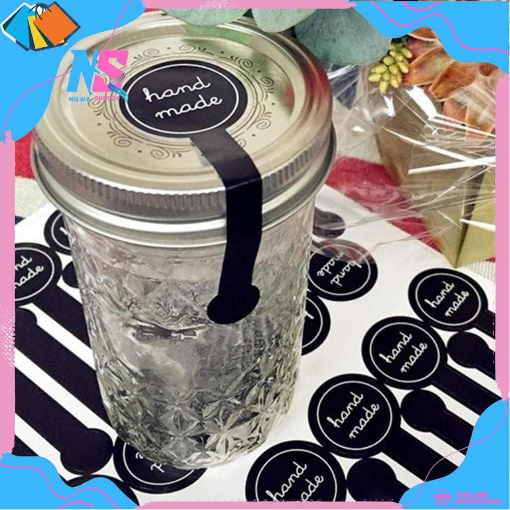 Jual Stiker Label Hand Made Isi 100 pcs Stiker Label Murah! | Shopee ...