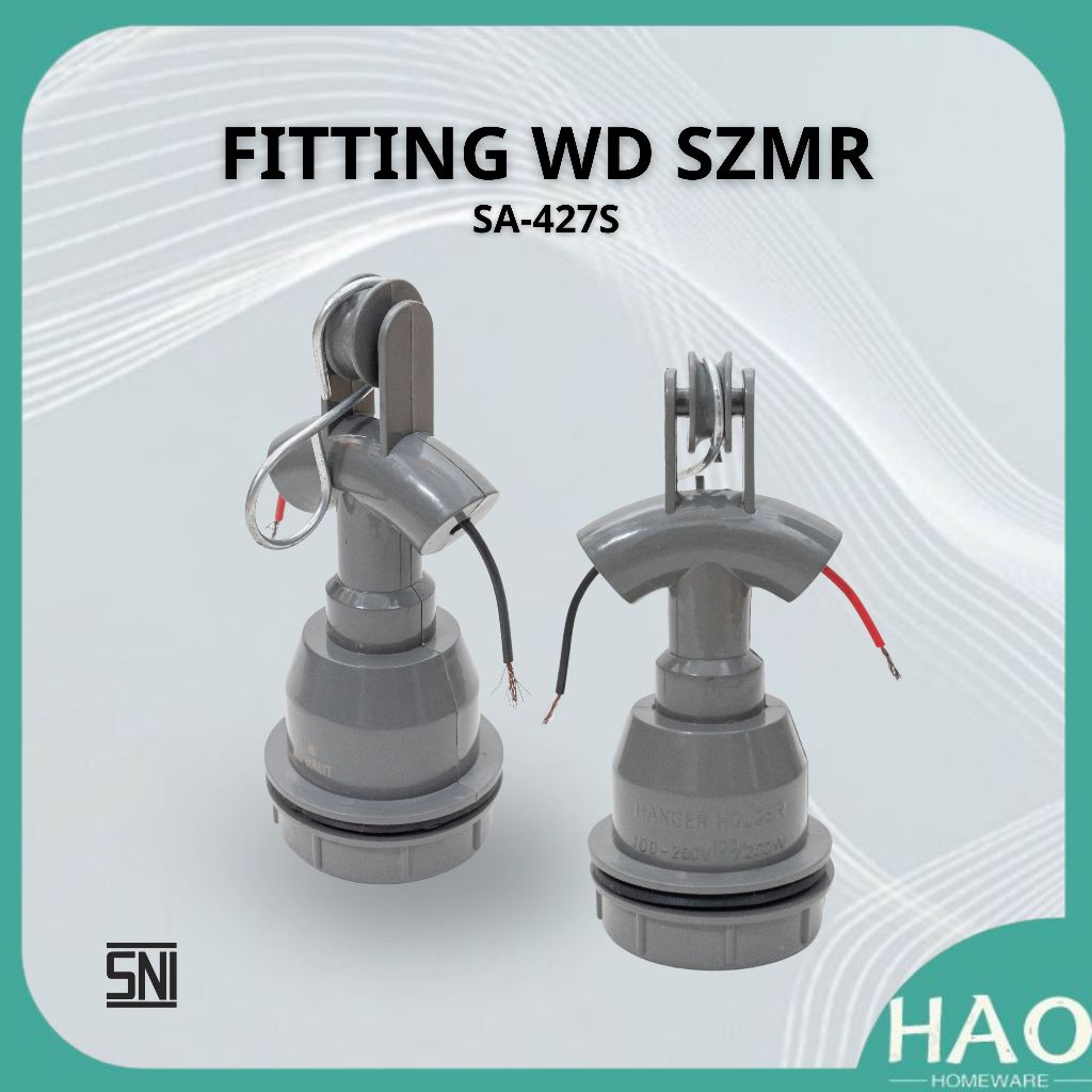 Jual FITTING GANTUNG LAMPU / FITTING WD E27 BODY PLASTIK /FITTING WD ...