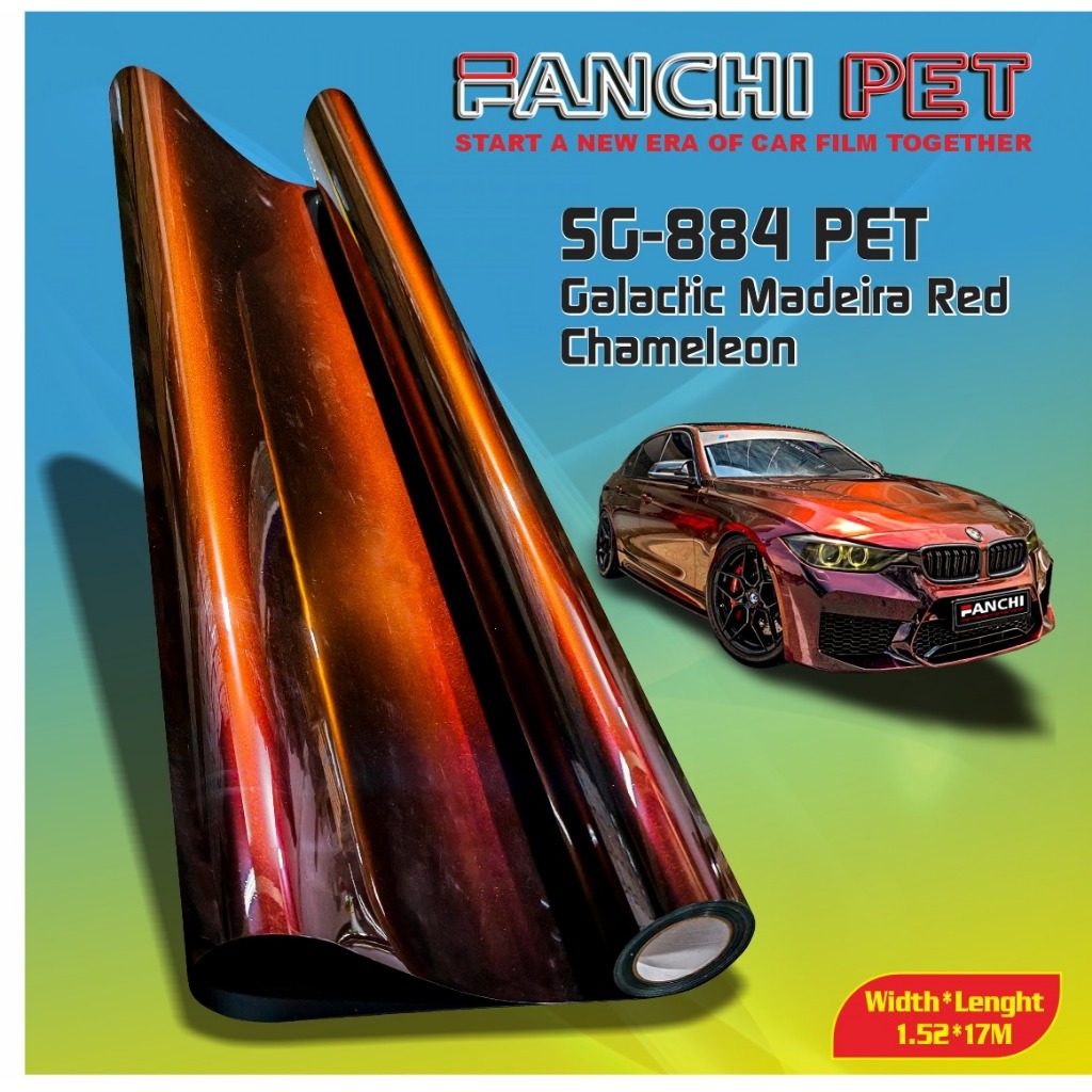 Jual Sticker PET Moonlight Red / Madeira 152cm (per 50cm) | Shopee ...