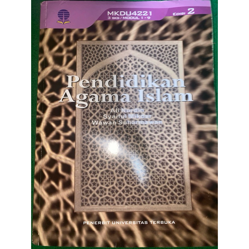 Jual PENDIDIKAN AGAMA ISLAM MKDU4221//BUKU BELAJAR MAHASISWA MODUL UT ...