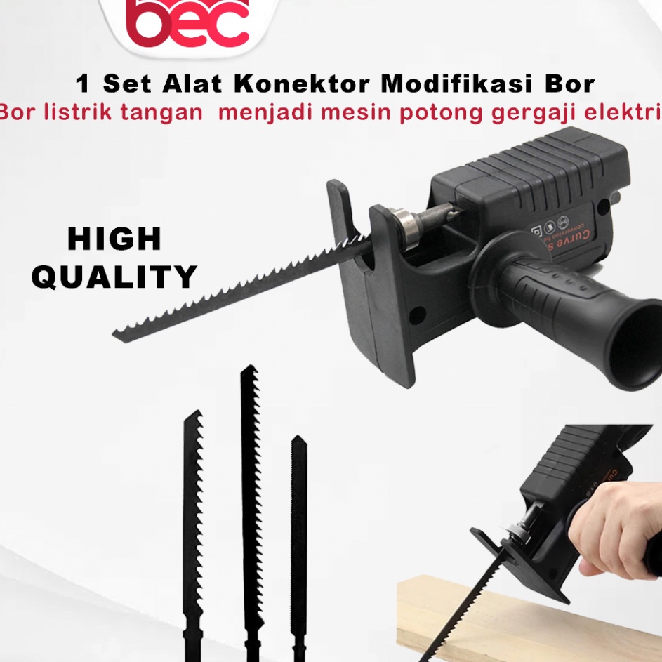 Jual Cz Adaptor Jigsaw Adaptor Bor Ke Gergaji Konektor Electric Drill