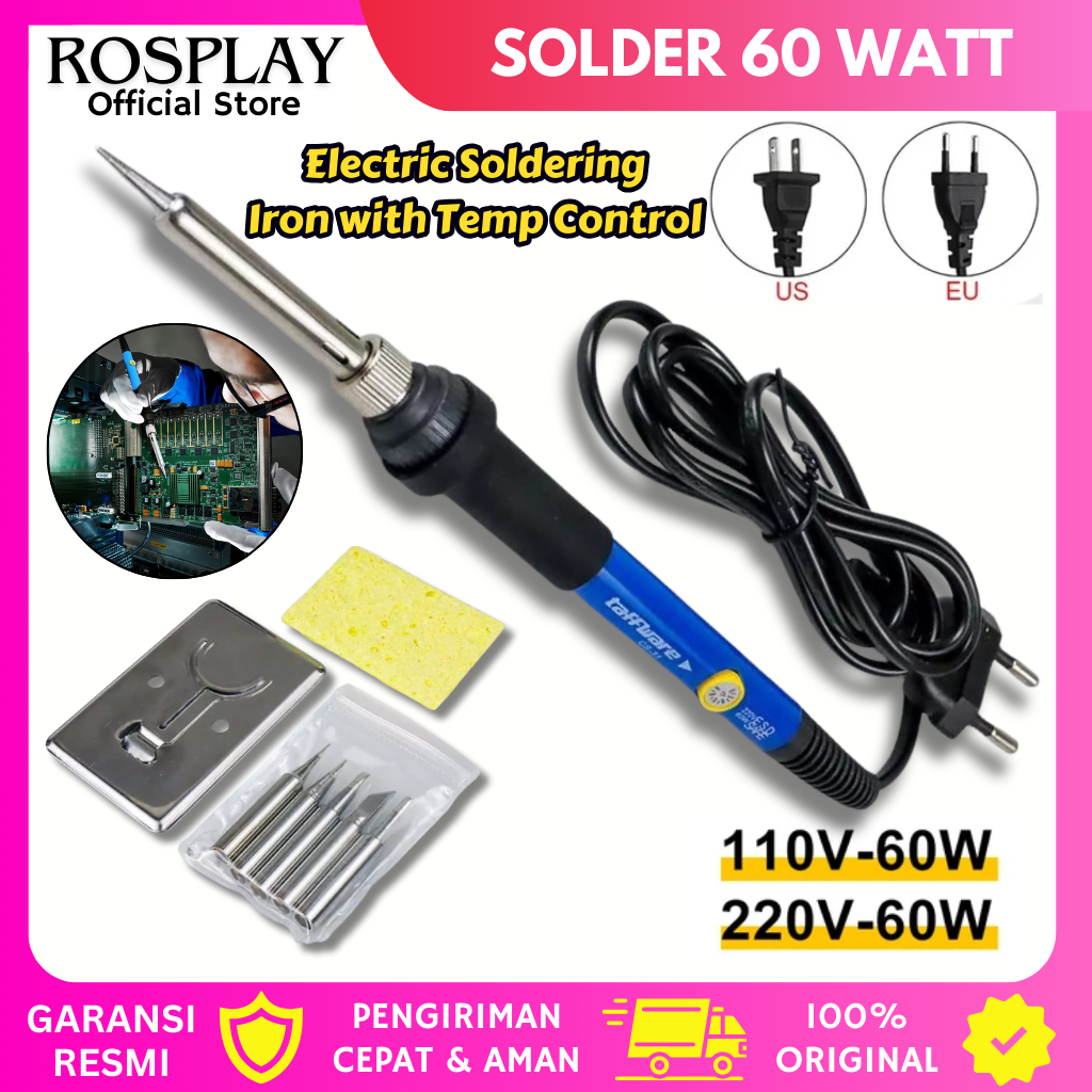 Jual SOLDER LISTRIK / PEMANAS TEMBAGA / Soldering Iron / solder murah ...