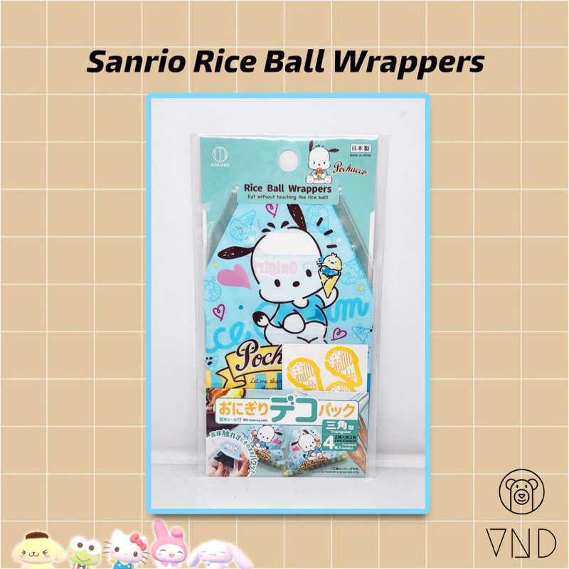 Jual Sanrio Rice Ball Wraps/ Bungkus Onigiri / Hiasan bekal ORI Japan ...