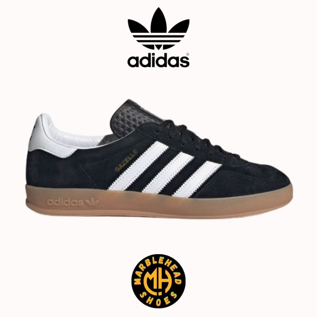 Jual Sepatu Sneakers Adidas Gazelle Indoor Core Black Cloud White Gum ...