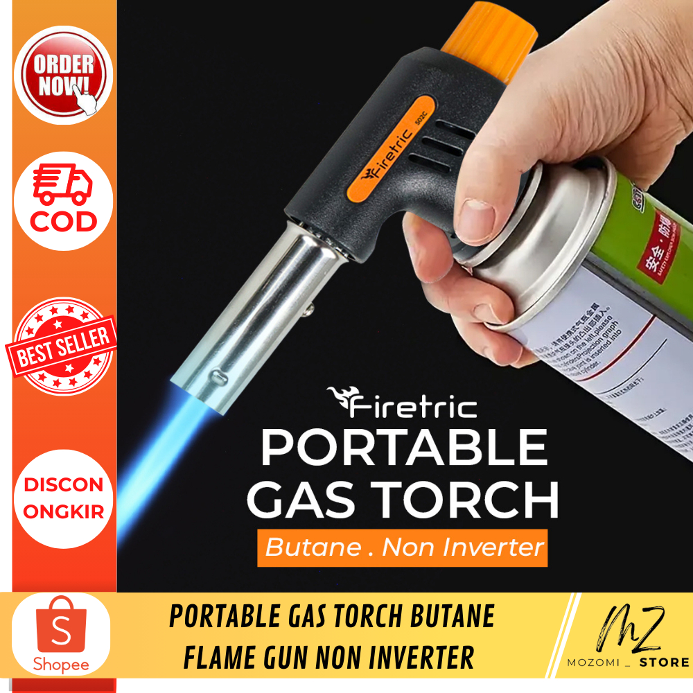 Jual Portable Gas Torch Butane Flame Gun Non Inverter / Pemantik api ...