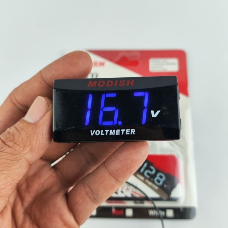 Jual PbA Voltmeter Aki Digital volt meter aki Universal Nmax Aerox Pcx ...