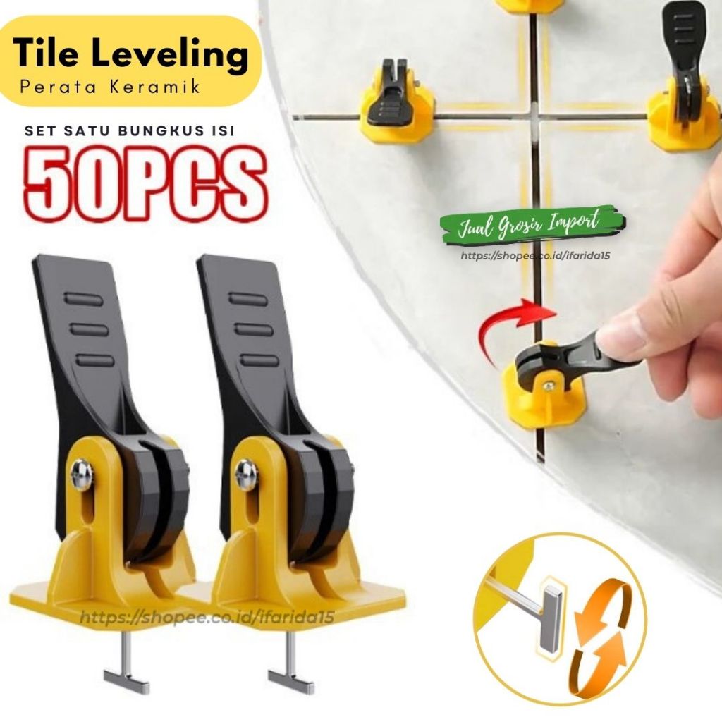 Jual Tile Leveling Spacer Perata Keramik Granit Lebih Praktis Tanpa ...