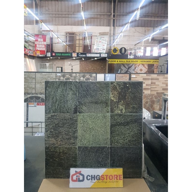 Jual Keramik Lantai / Keramik Garasi Diamond 40x40 DALLAS VERDE