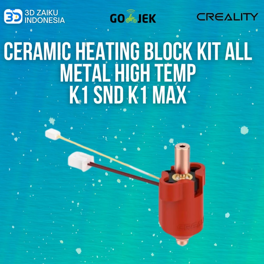 Jual Creality K1 Snd K1 Max Ceramic Heating Block Kit All Metal High