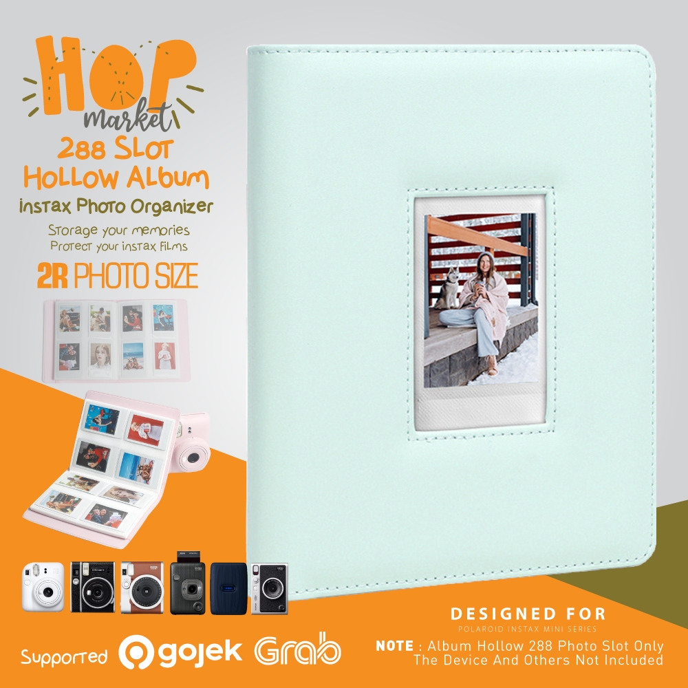 Album Hollow Large 288 Foto for Tempat Photo Fujifilm Instax Mini 40 12 11  90 EVO Fuji Liplay KPOP Size 2R dll