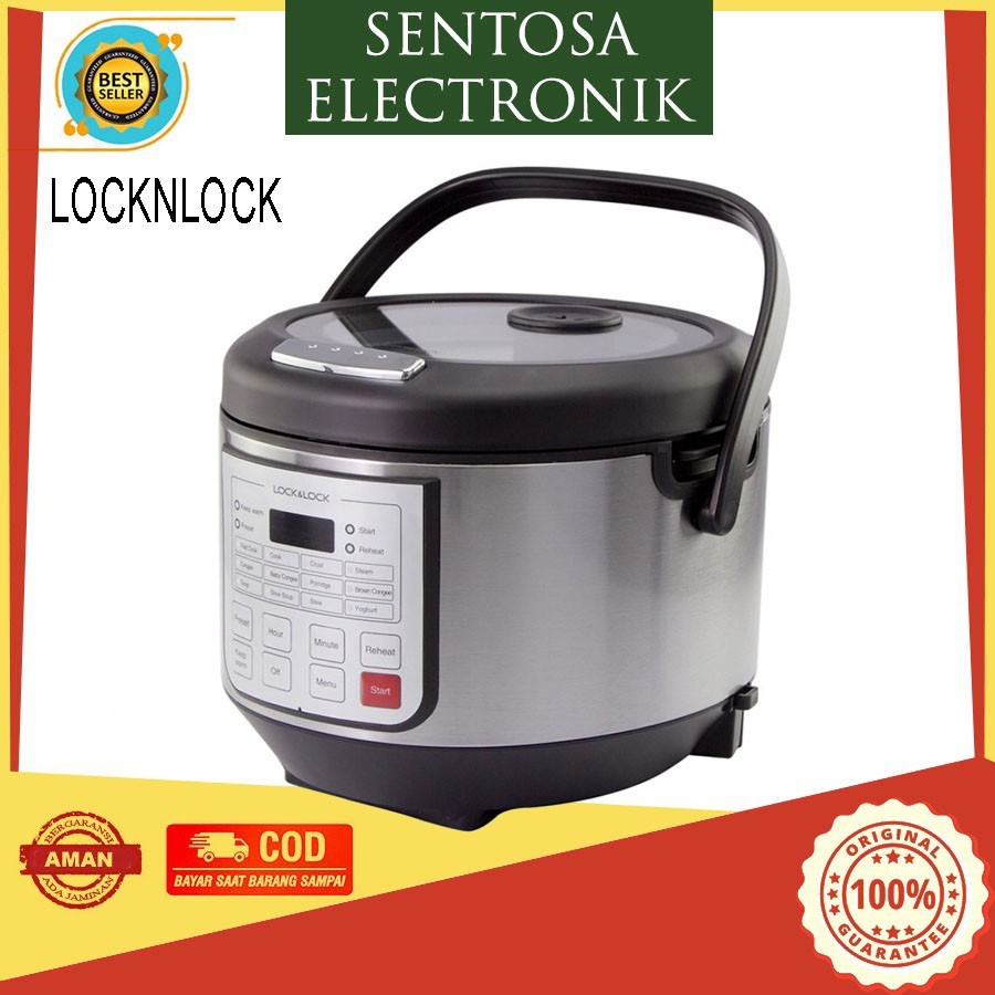 Jual RICE COOKER + MULTI COOKER LOCKNLOCK EJR 151 1.8 Liter Shopee