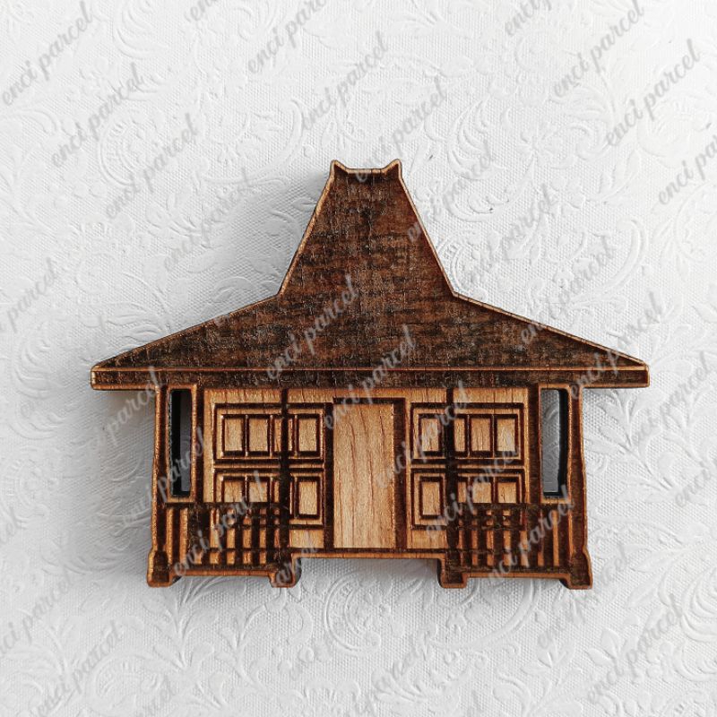 Jual logo rumah adat joglo jawa tengah ponorogo dekorasi miniatur