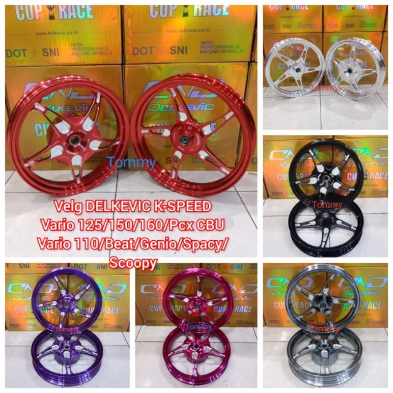 Jual Velg Delkevic K Speed Vario Scoopy Beat Genio Spacy Pcx Cbu Pelek Delkevic