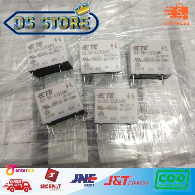 Amazon.com: 5pcs Power relays OJ-SH-112LMH OJ-SH-112LMH2 8A