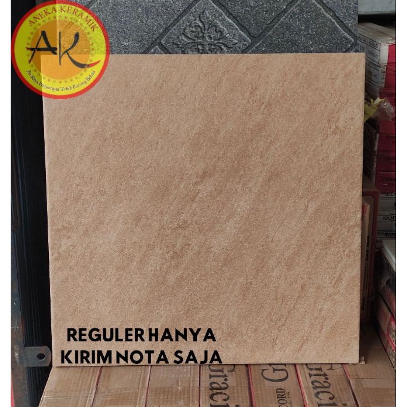 Jual Keramik Lantai Kasar Matt Rustic Teras Garasi Kamar Mandi Motif Industrial 50x50 Bertoli 6271