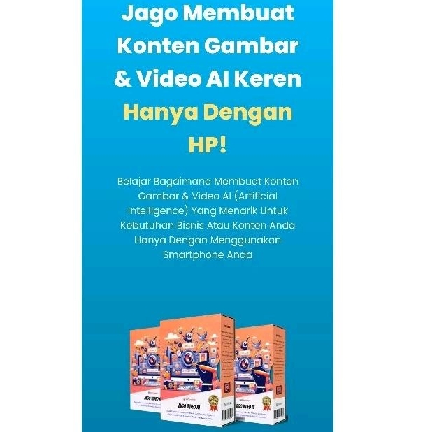 Jual Panduan Belajar Buat Video Dengan Ai Mudah Dan Cepat Lifetime