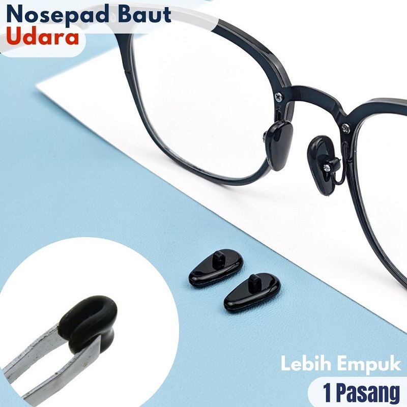 Jual Nosepad Baut Udara Angin Kacamata Silikon Pengganti Nose Pad ...