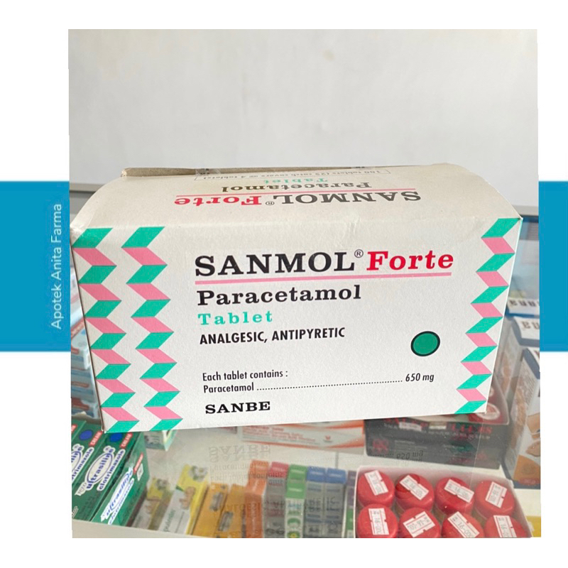 Jual Sanmol Forte 650mg 1 Box Isi 25 Strip Shopee Indonesia