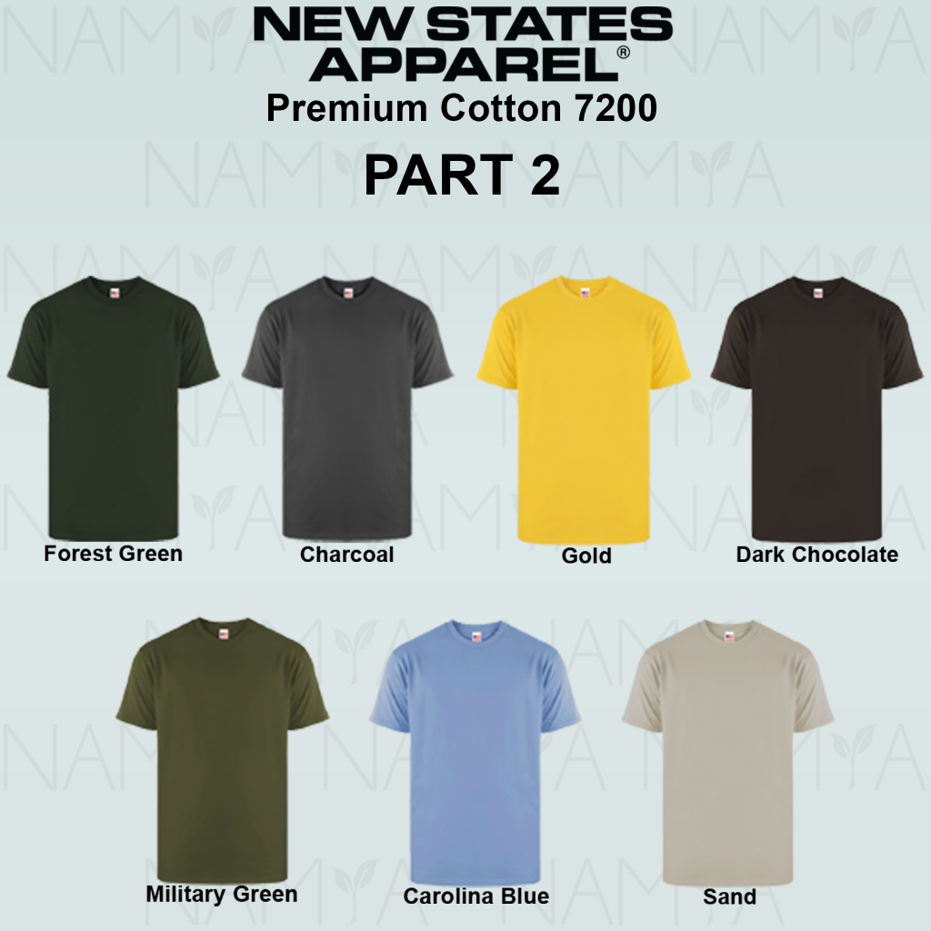 Jual Kaos Polos New States Apparel NSA Premium 7200 Cotton Combed 24s ...