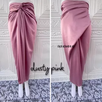 Eka Kebaya Id Rok Lilit Satin Velvet JUMBO Bawahan Satin Kebaya