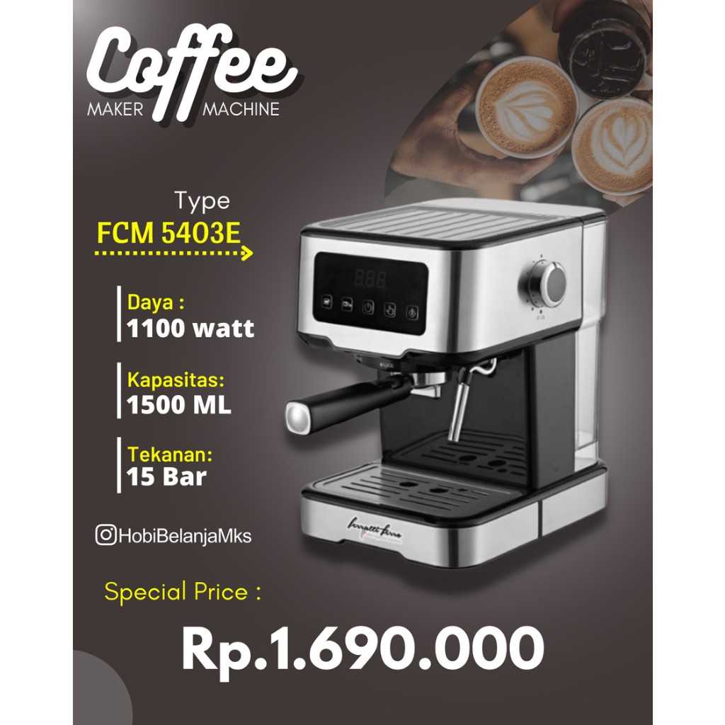 Jual Mesin Kopi Ferratti Ferro FCM5403E | Shopee Indonesia