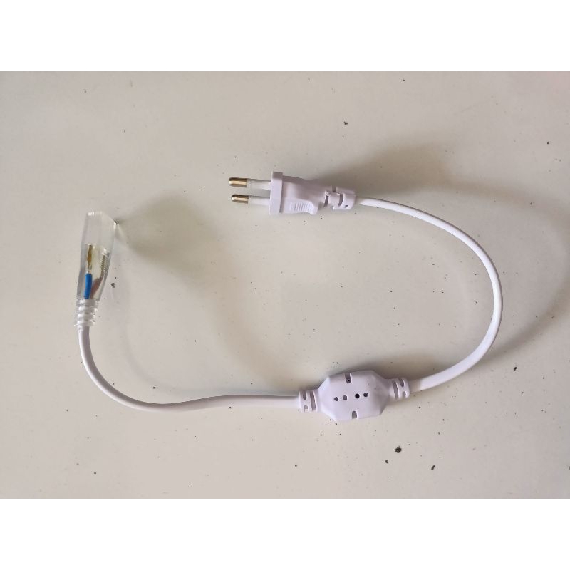 Jual Socket Led Jarum 220V / Kabel Colokan Led Strip Meteran 220 Volt ...