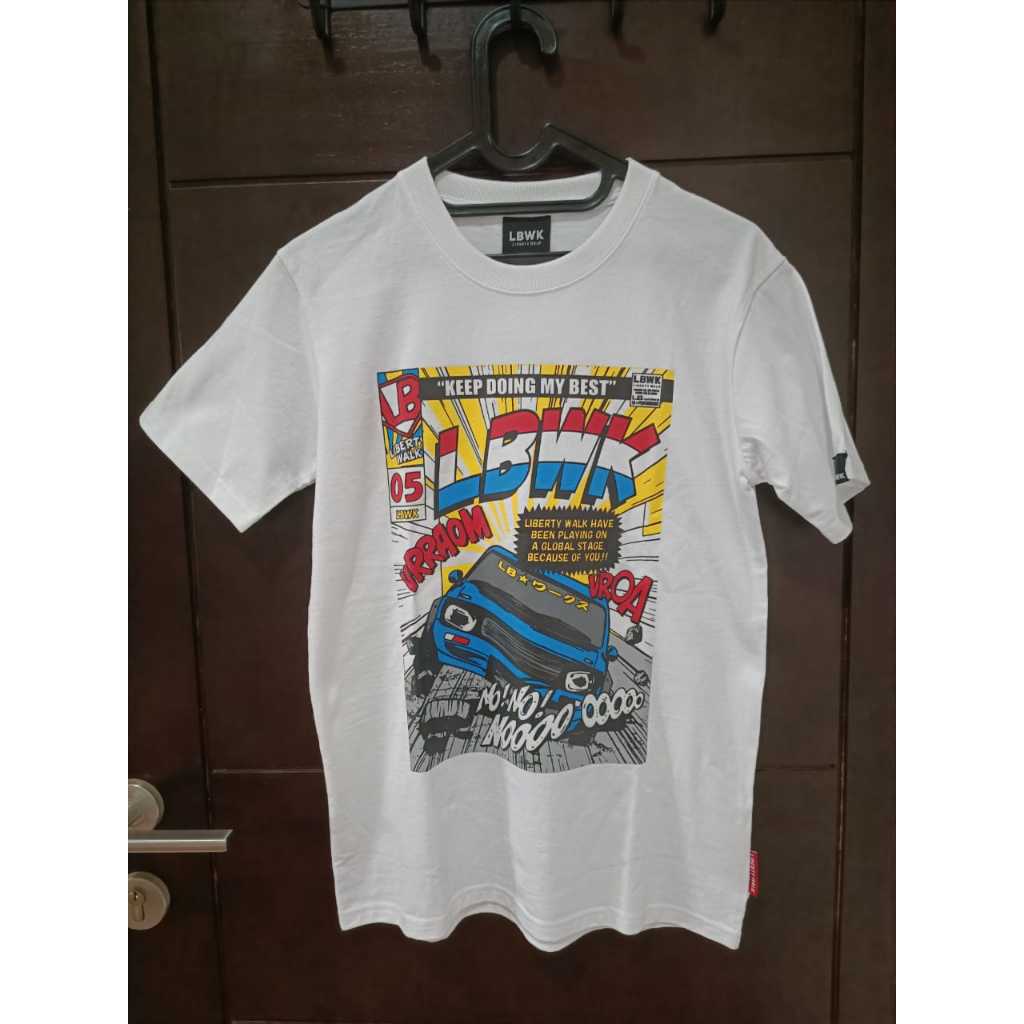 Jual Liberty Walk LBWK Tee White T-Shirt Kaos Limited Edition Japan ...