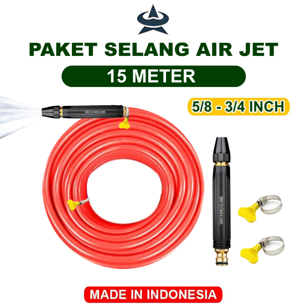 Jual Gemuk Paket Selang Air Cuci Motor Siram Tanaman Meter Selang