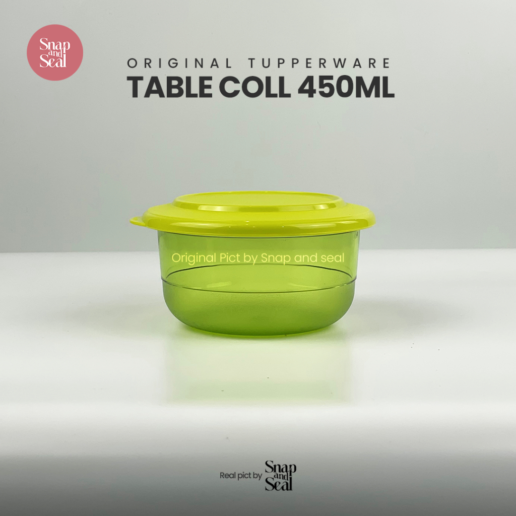 Jual TUPPERWARE TABLE COLL 450ML KONDISI BARET PENYIMPANAN | Shopee ...