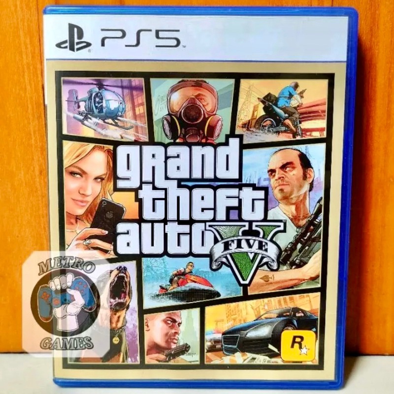 Jual Best Seller GTA V PS4 Kaset Grand Theft Auto 5 GTA Five Lima CD BD