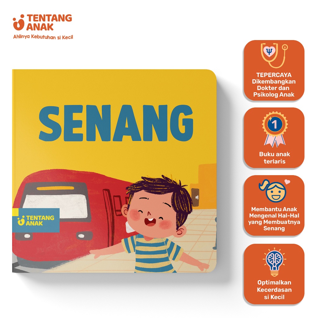 Jual Tentang Anak - Boardbook Senang L Buku Cerita Anak Bergambar ...