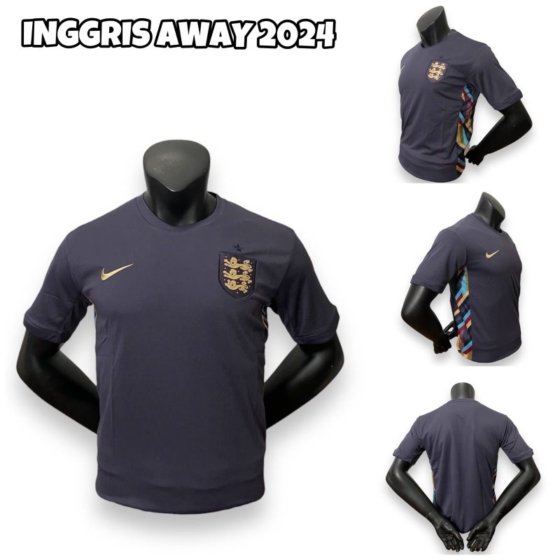 Jual Import Jersey Bola INGGRIS AWAY Navy 2024/2025 Navy 24/25 Grade ...