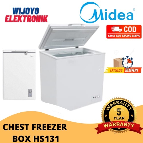 Jual Midea Chest Freezer 100L HS131CN K / HS 131 CNK Shopee Indonesia