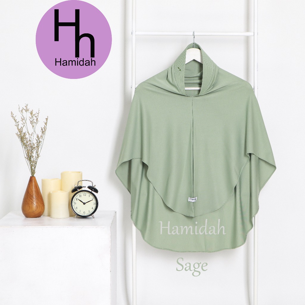 Jual Hamidah - Hijab Adeeva Bergo size L Hamidah/Bergo Hamidah Pad ...