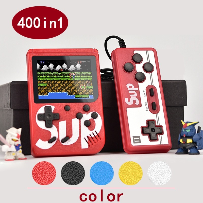 Jual Gameboy Retro 400 in 1 Games Mini Red Series Console Games 1 ...