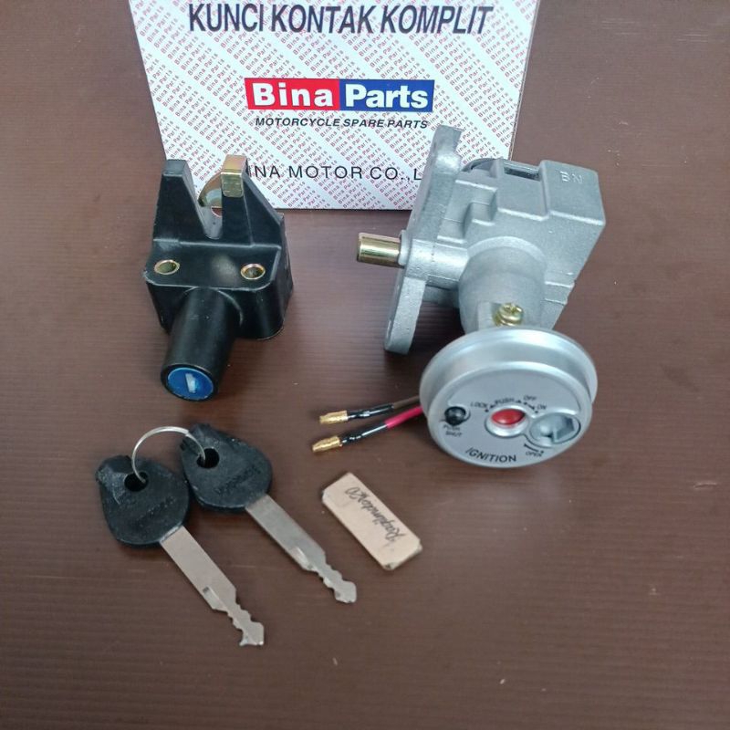 Jual Kunci Kontak Assy Key Set Plus Kunci Jok Force Fi Injeksi Komplit Binaparts Shopee Indonesia