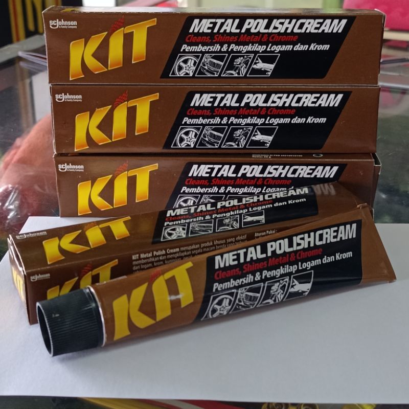 Jual AUTOSOL,KIT METAL POLISH 50 GRAM, PEMBERSIH DAN PENGKILAP LOGAM
