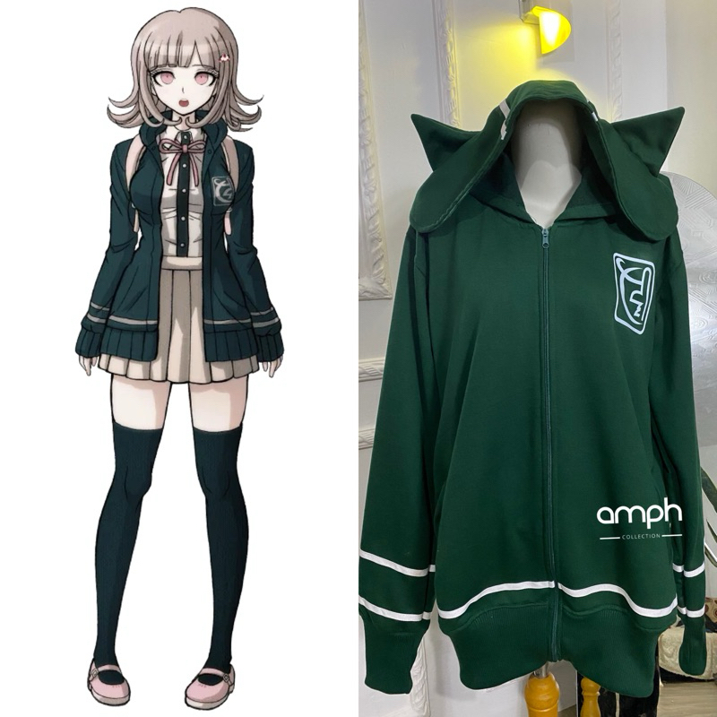 Jual Jaket Sweater Cosplay Danganronpa chiaki Nanami school Unifrom Shopee Indonesia