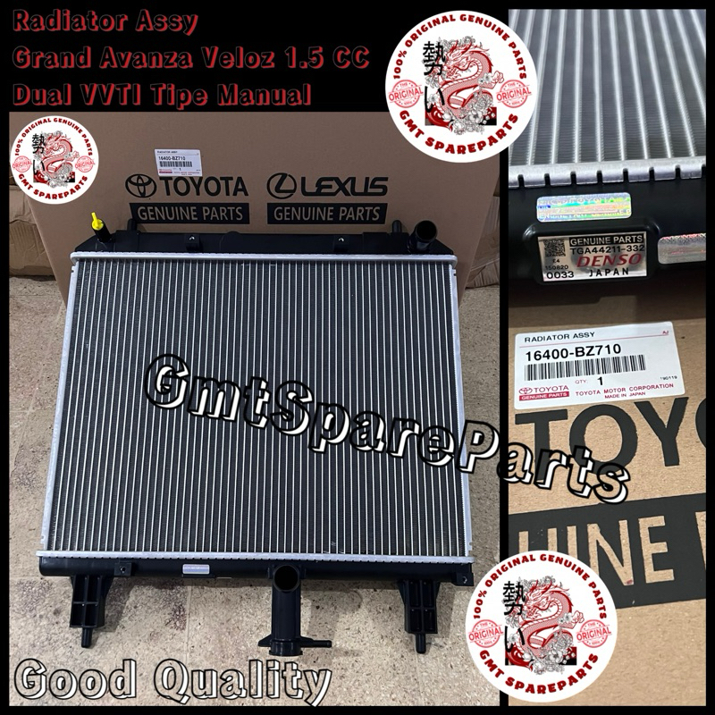 Jual Radiator Assy Veloz/Avanza Grand 1.3 1.5 Cc Manual Dual VVTI ...