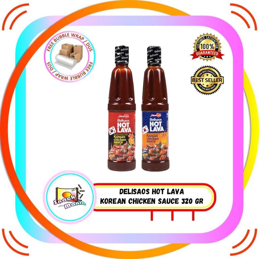 Jual Mama Suka Delisaos Hot Lava Korean Chicken Sauce Honey | Spicy ...