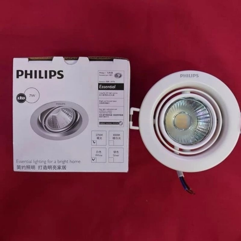 Jual Lampu Downlight Led Philips 7 Watt Pomeron Cob 59776 | Shopee ...