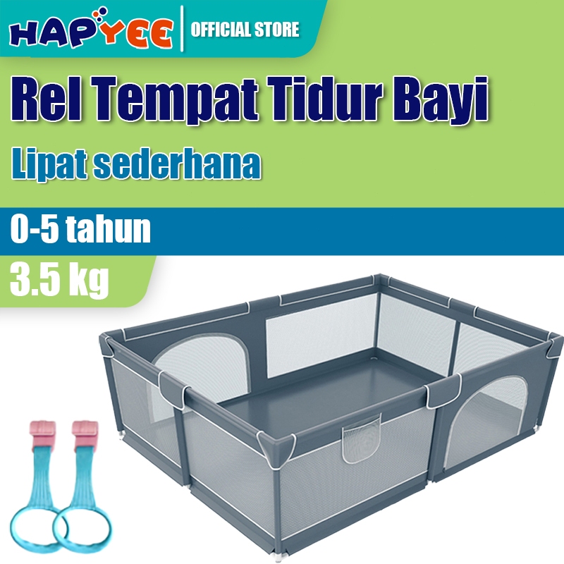 Jual Hapyee Baby Bedrail Baby Bed Rail Safety Guard Bedguard Fence ...