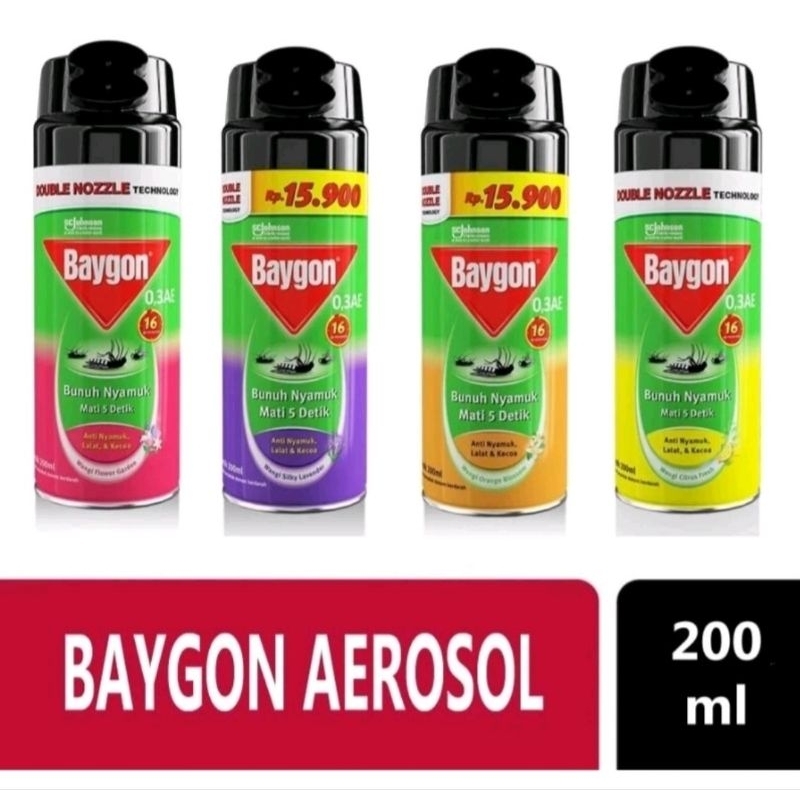 Jual BAYGON AEROSOL 200ML ALL VARIANT | Shopee Indonesia