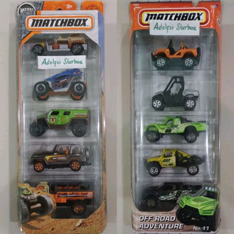 Jual matchbox gift pack gp isi 5 Sahara sweeper Spark arrestor Ghe-o ...