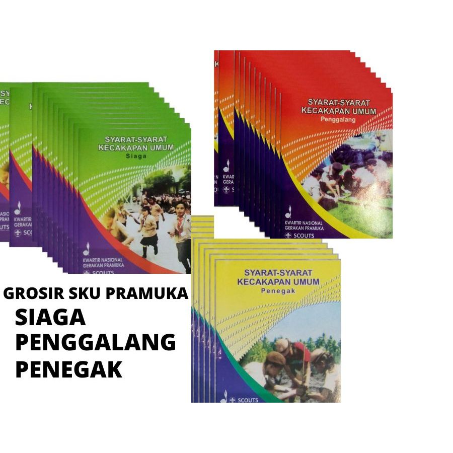 Jual Buku Pramuka Syarat-Syarat Kecakapan Umum / SKU Siaga Penegak ...