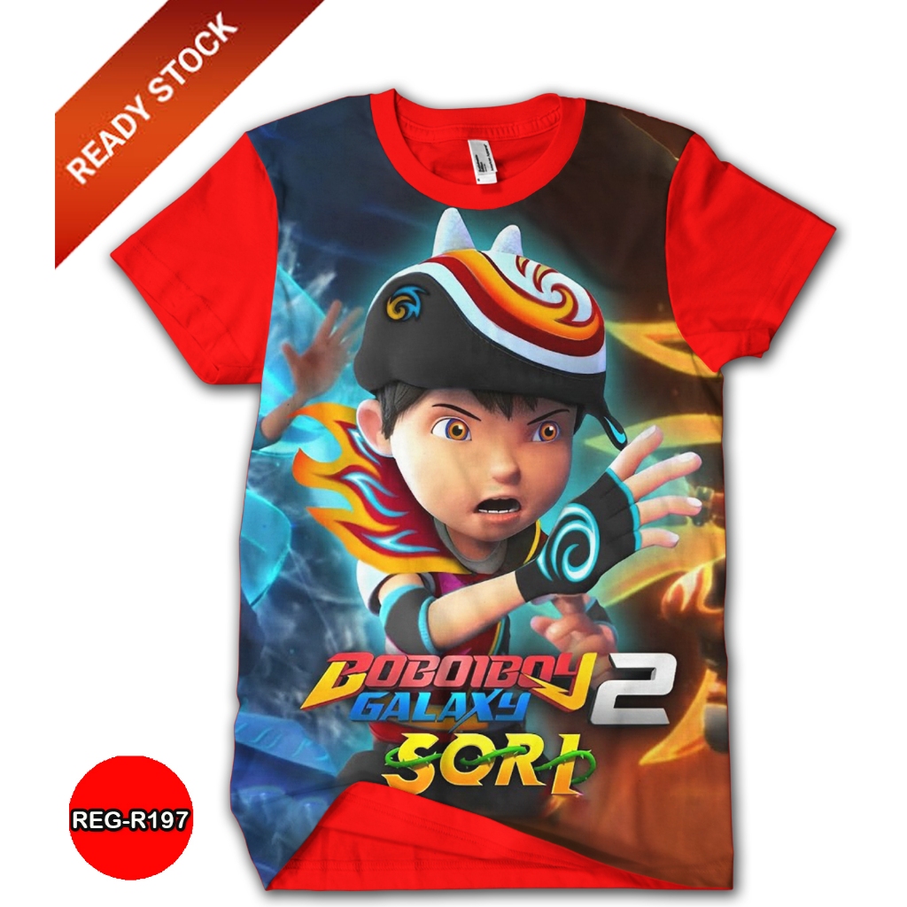 Jual Kaos BOBOIBOY GALAXY SORI Idola Baru Baju Boboiboy Anak Kuasa 7 ...